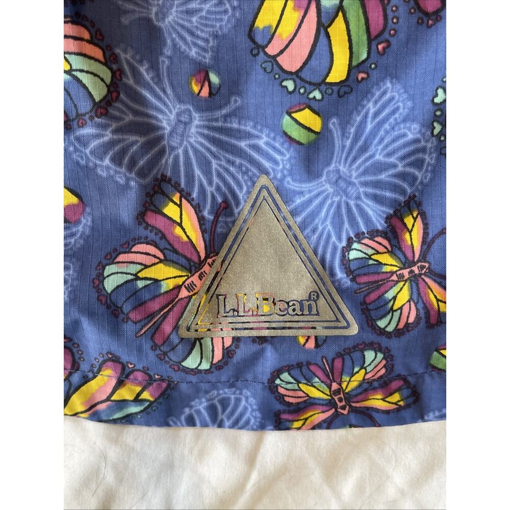 Lands End Butterfly Jacket Hoodie Girls 4T Nylon Lined Youth Kids Windbreaker - Picture 12 of 15